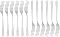 Heavy Duty Dinner Forks 18/0 Stainless Steel Salad Table Fork Set of 12 Flatware
